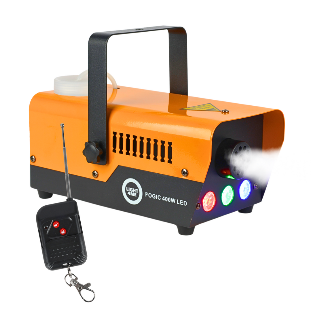 Light4Me FOGIC 400W Macchina del Fumo con LED Bundle