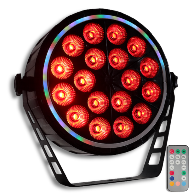 LIGHT4ME RING PAR 18 RGBW effetto proiettore scenico