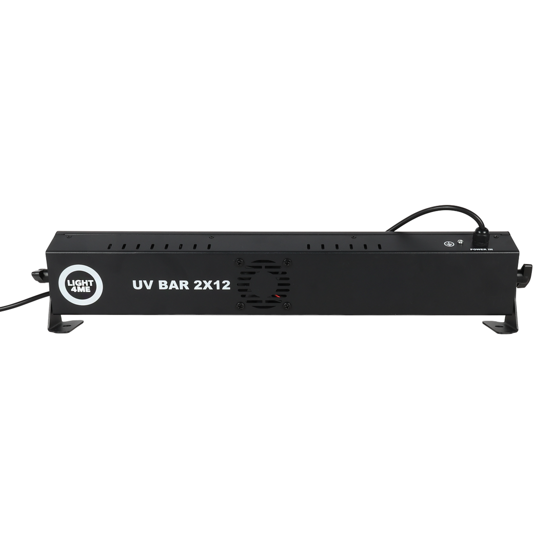 LIGHT4ME UV BAR 2X12 striscia luminosa per effetti luce sc