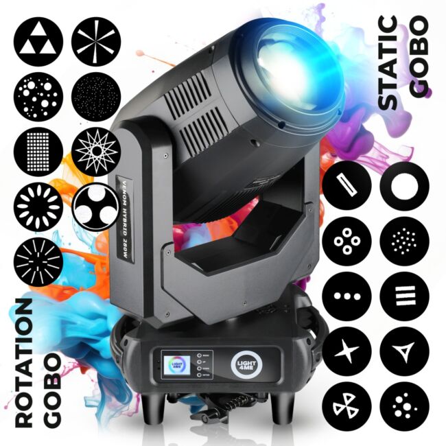 LIGHT4ME VENOM HYBRID 280W testa mobile ibrida
