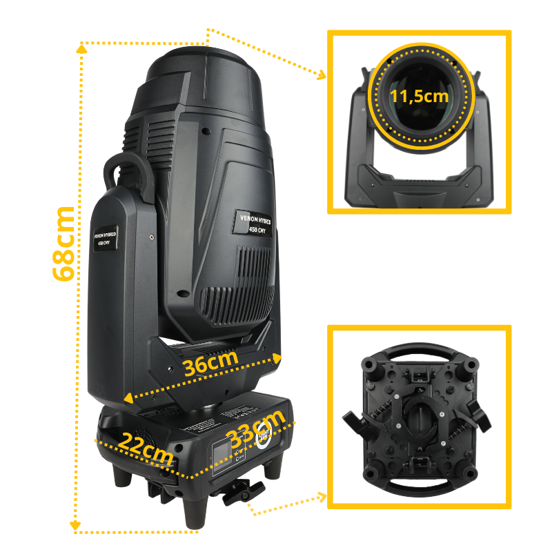Light4Me Venom Ibrido 450 CMY LED