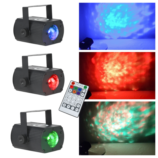 LIGHT4ME WATER WAVE proiettore di effetti luminosi