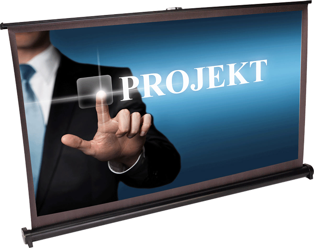 Projector screen 40" with table stand