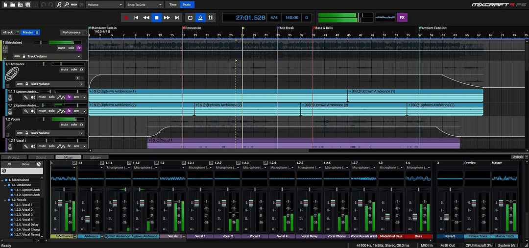 Mixcraft 9 PRO Studio