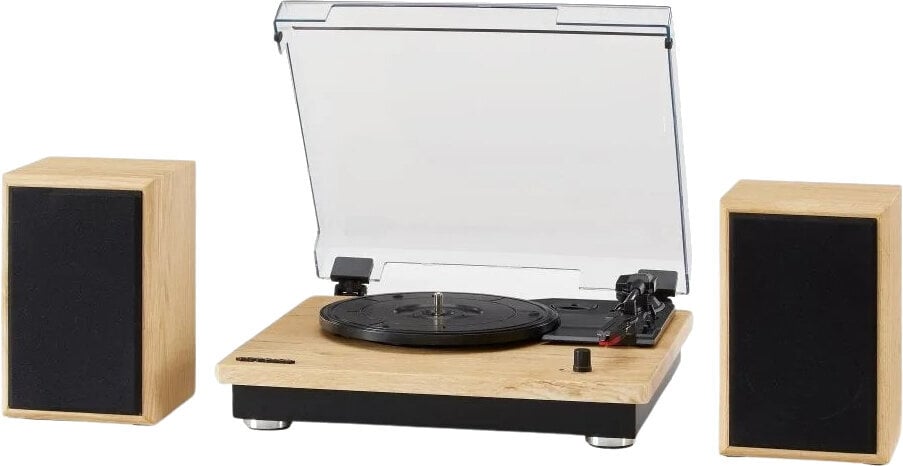 Crosley Brio Giradischi con altoparlanti, Natural