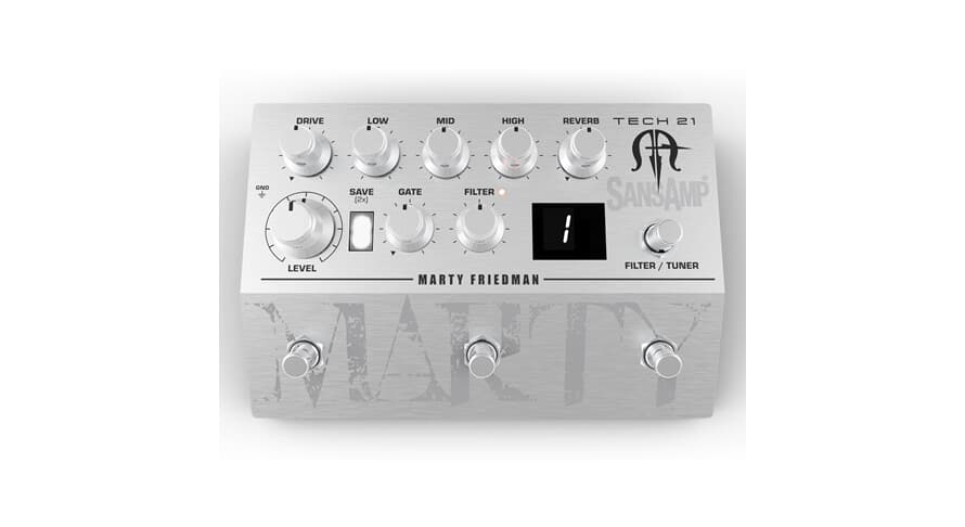 preamplificatore per chitarra Tech 21 SansAmp MF1, Marty Friedman