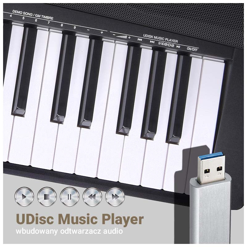 MK DP 881 pianoforte digitale con tasti per l'apprendimento