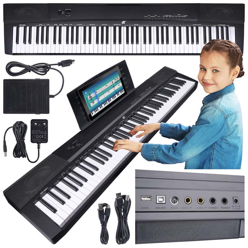 MK DP 881 pianoforte digitale con tasti per l'apprendimento