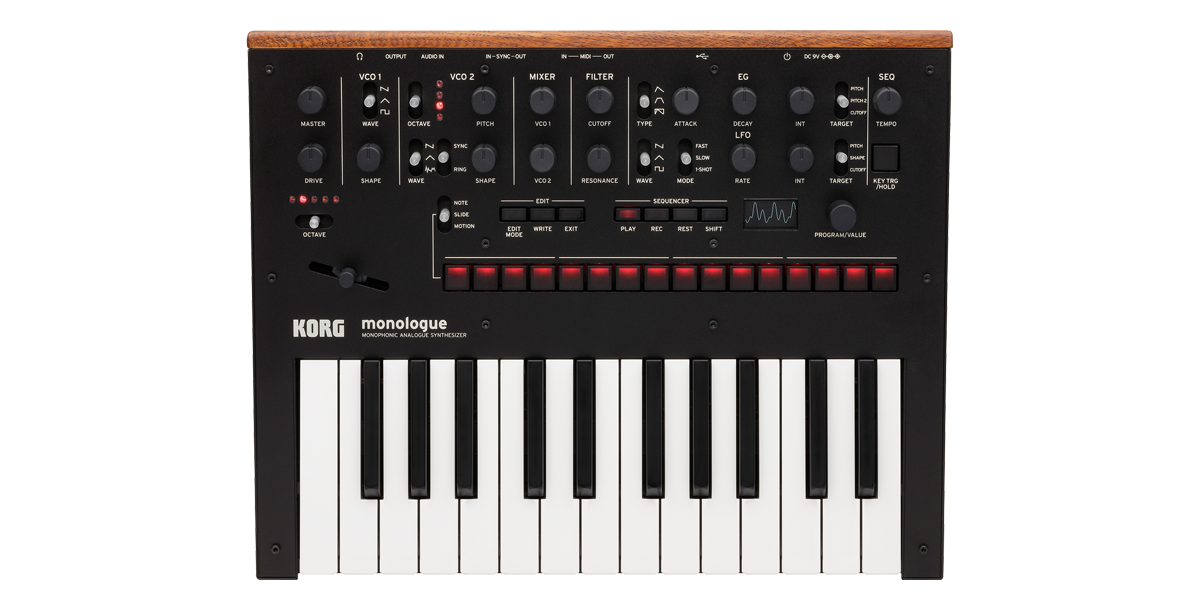 Korg Monologue Synthesizer (Nero)