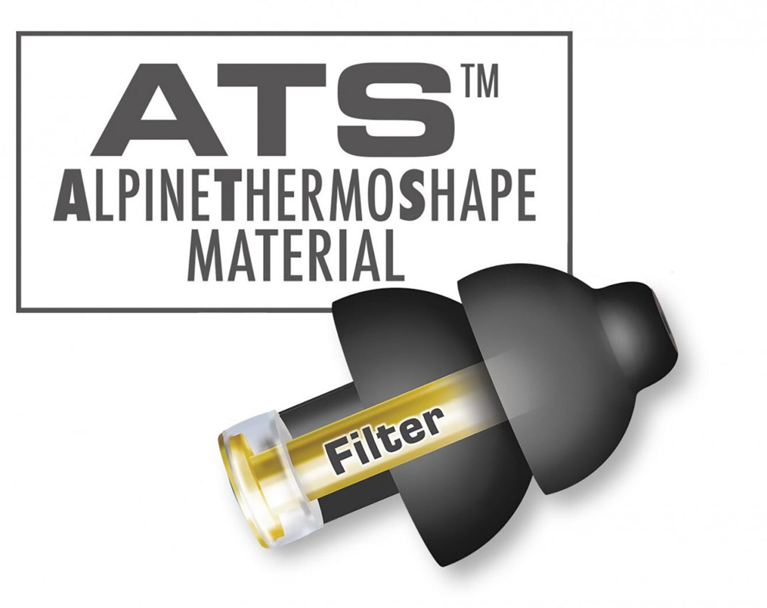 Alpine MusicSafe Pro Black earplugs