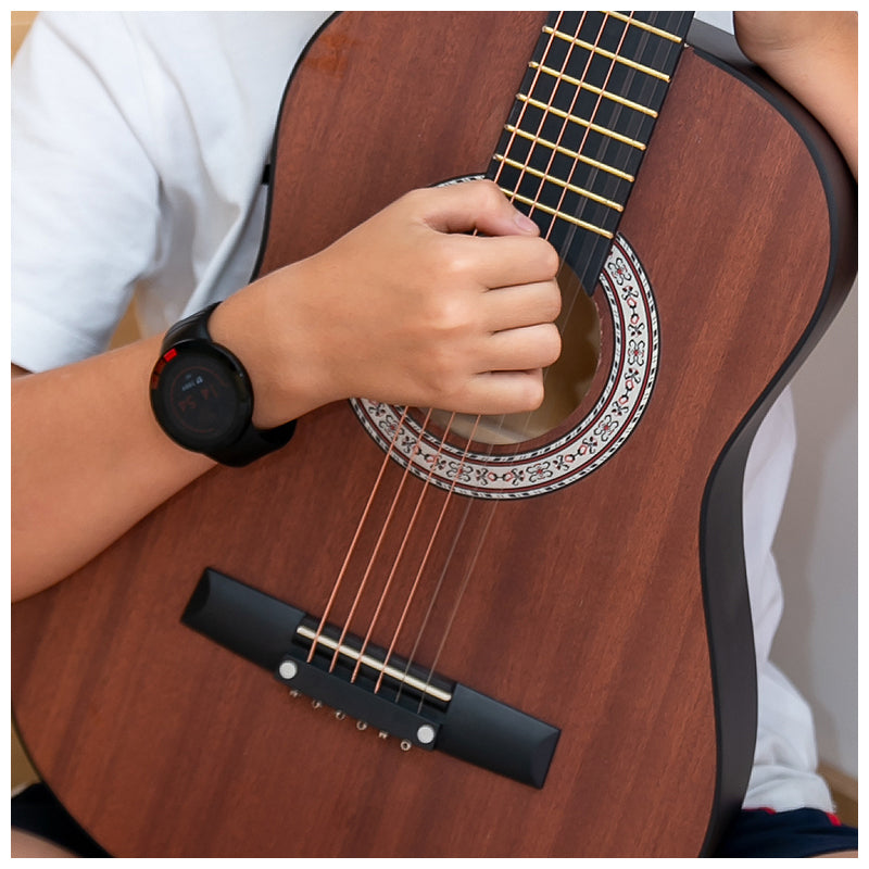 Chitarra acustica per bambini 1/2 – Nero opaco