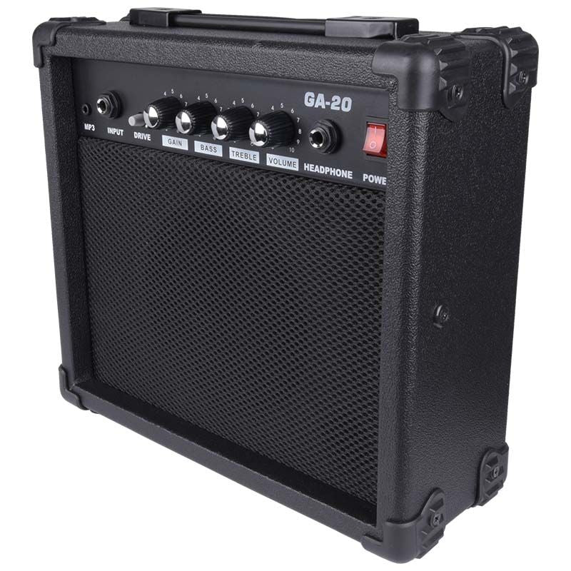 V-Tone EAG SET BK chitarre acustica-elettrica + amplificatore, Nero