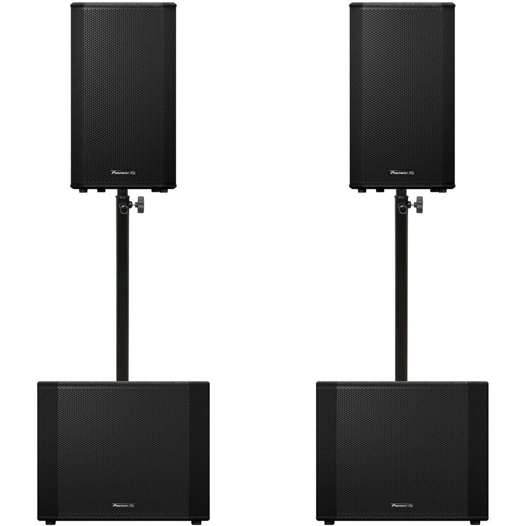 Pacchetto Pioneer DJ 2x XPRS-1182ST + 2x XPRS-122