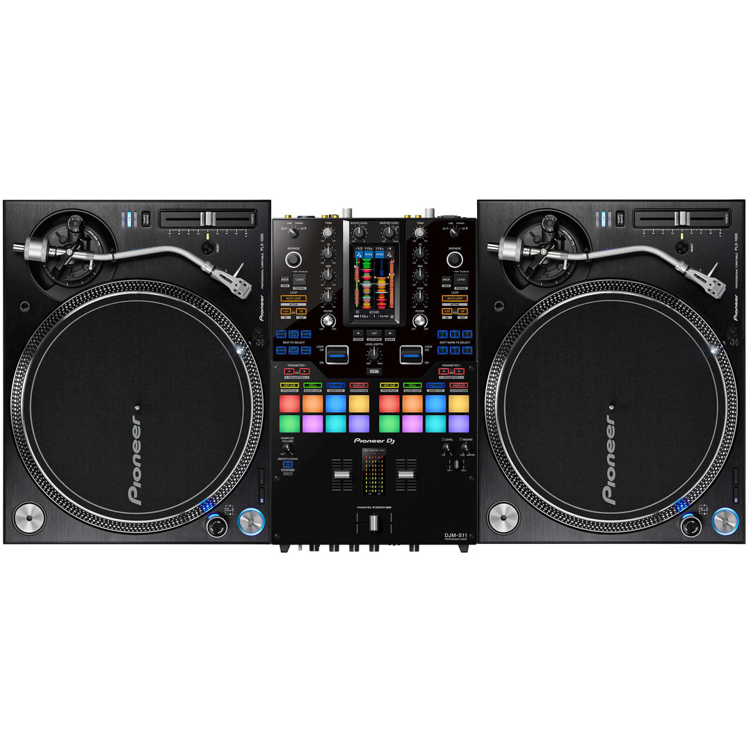 Pioneer DJ DJM-S11 + PLX-1000 Pacchetto