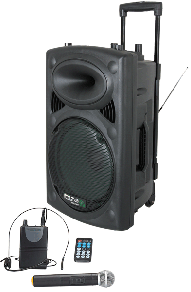 Ibiza PORT15HS Portable Speaker (400W)