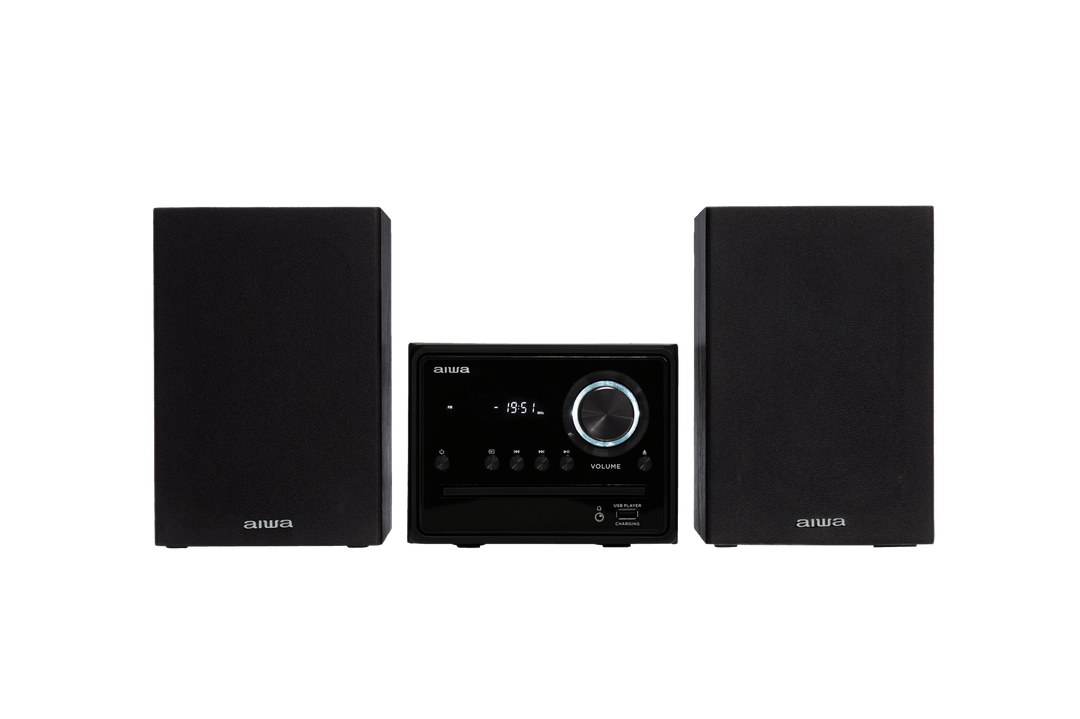 AIWA MCBT-350 Impianto Micro Hi-Fi 20W con Bluetooth, CD, FM e USB