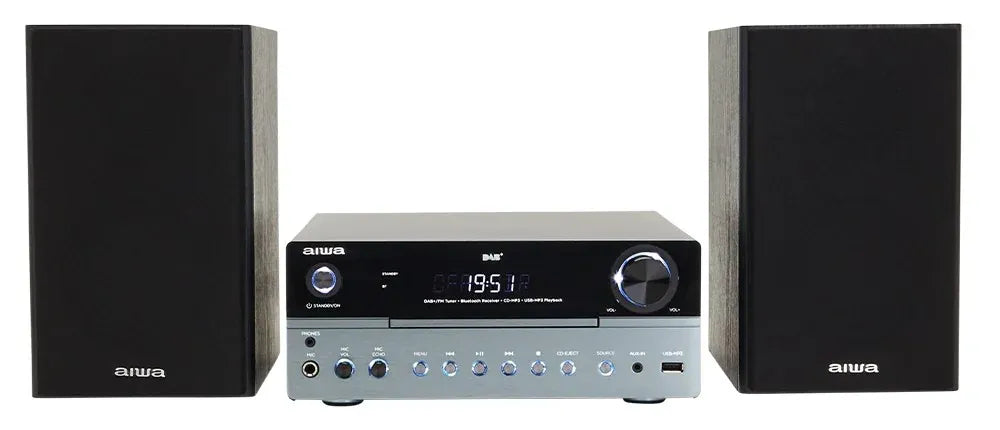 AIWA MCBT-750 Impianto Micro Hi-Fi 50W con Bluetooth, DAB+, CD e USB