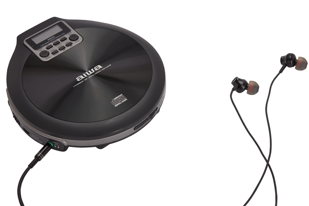 AIWA PCP-850 Lettore CD portatile – MP3 e Anti-Shock, nero