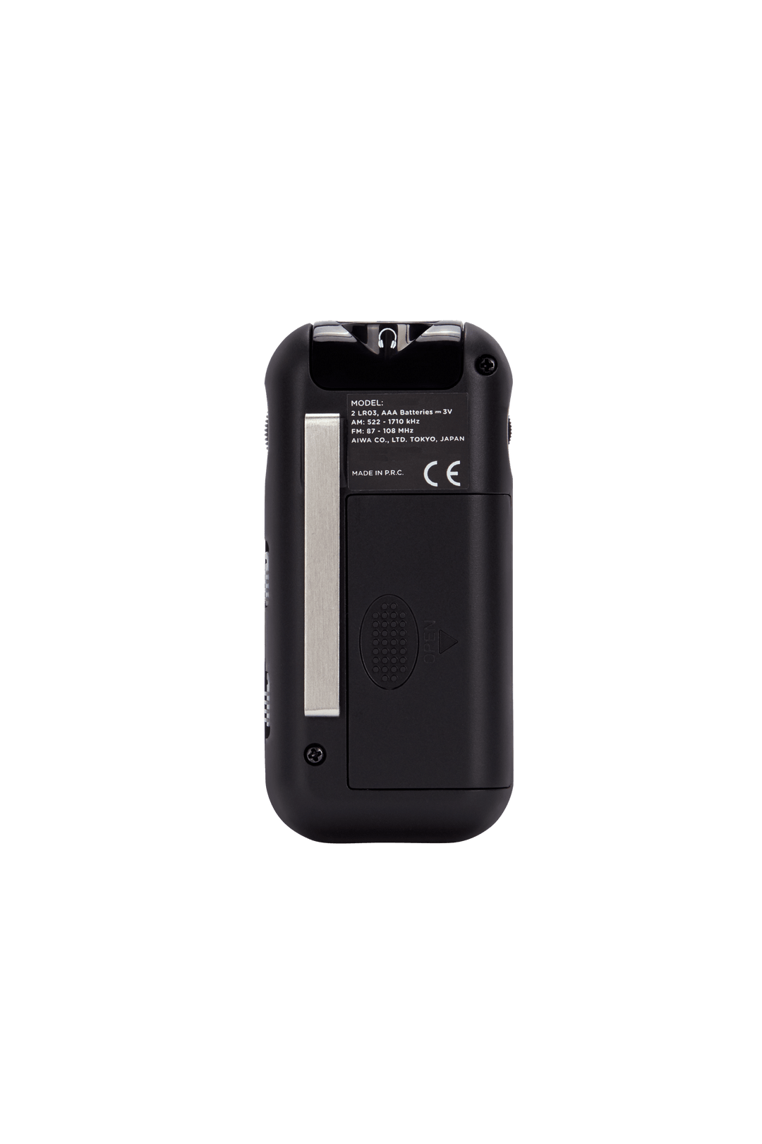Aiwa RM-10BK radio portatile, Nero