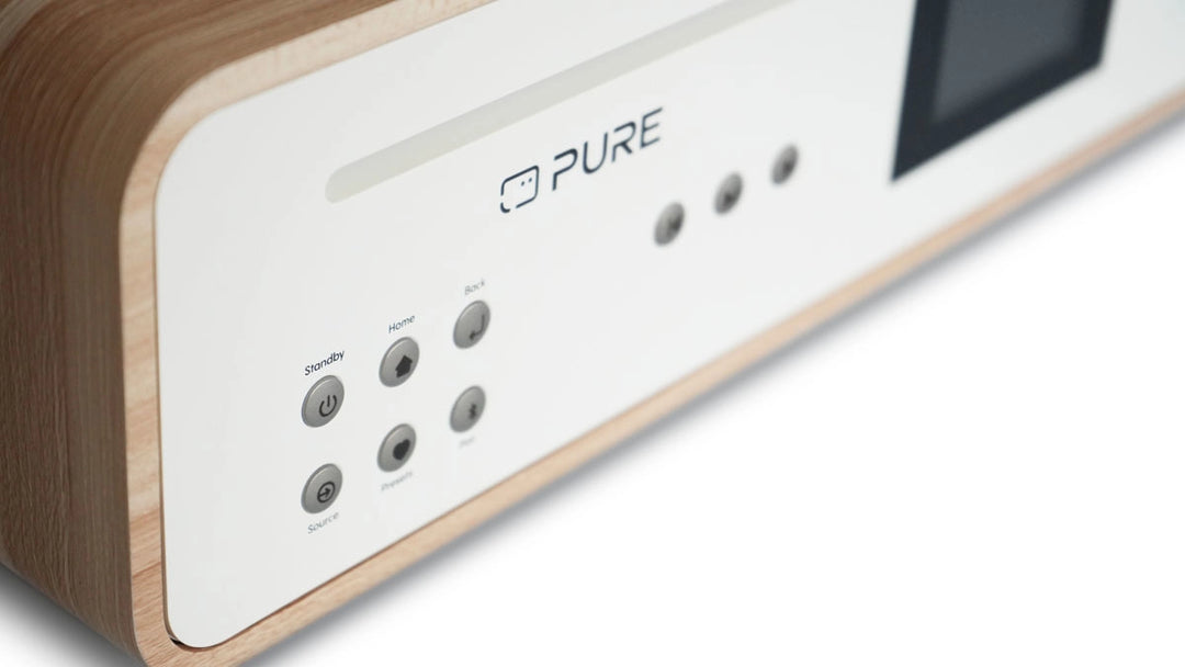 Pure Classic Stereo Hi-Fi System – DAB+, CD, Bluetooth, 100W, legno di quercia