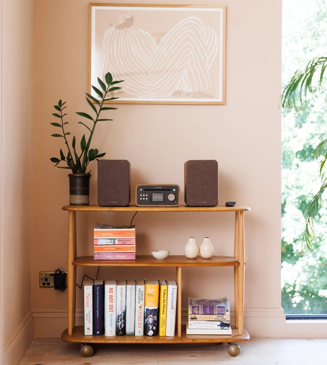 Sistema Mini Hi-Fi Stereo Pure Classic – DAB+, CD, Bluetooth, 40W, noce