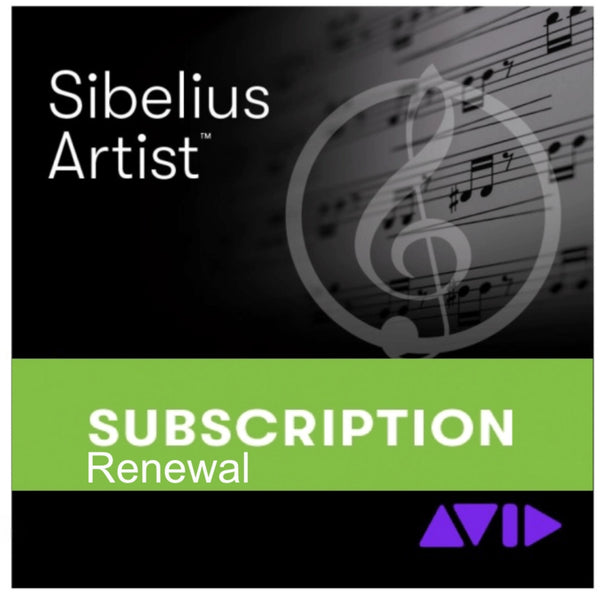 Sibelius Artist Subscription RINNOVO
