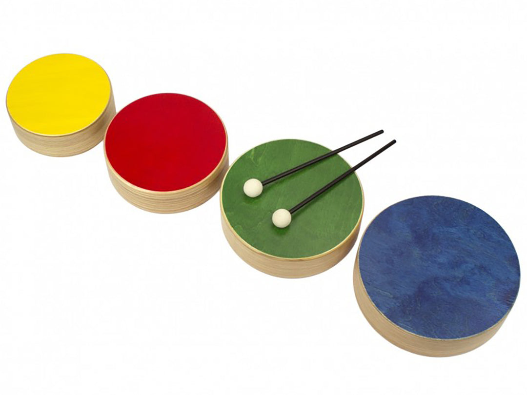 Batteria in legno per bambini (Multicolore)