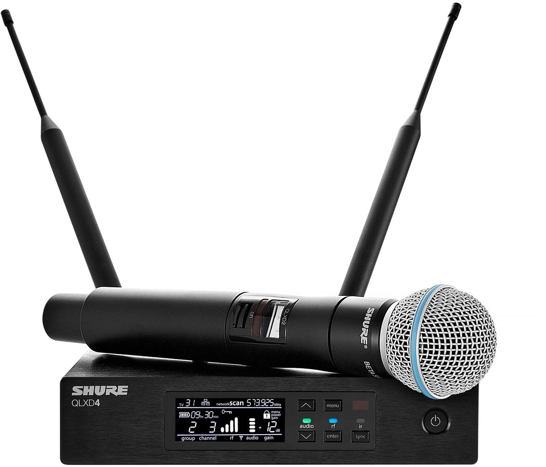 Shure QLXD24E/B58 K51 Sistema Microfono a Mano Beta58