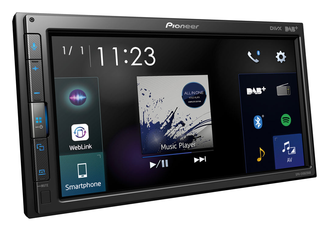 Pioneer SPH-EVO62DAB-Uni 1-DIN Autoradio con Apple CarPlay, DAB e Bluetooth