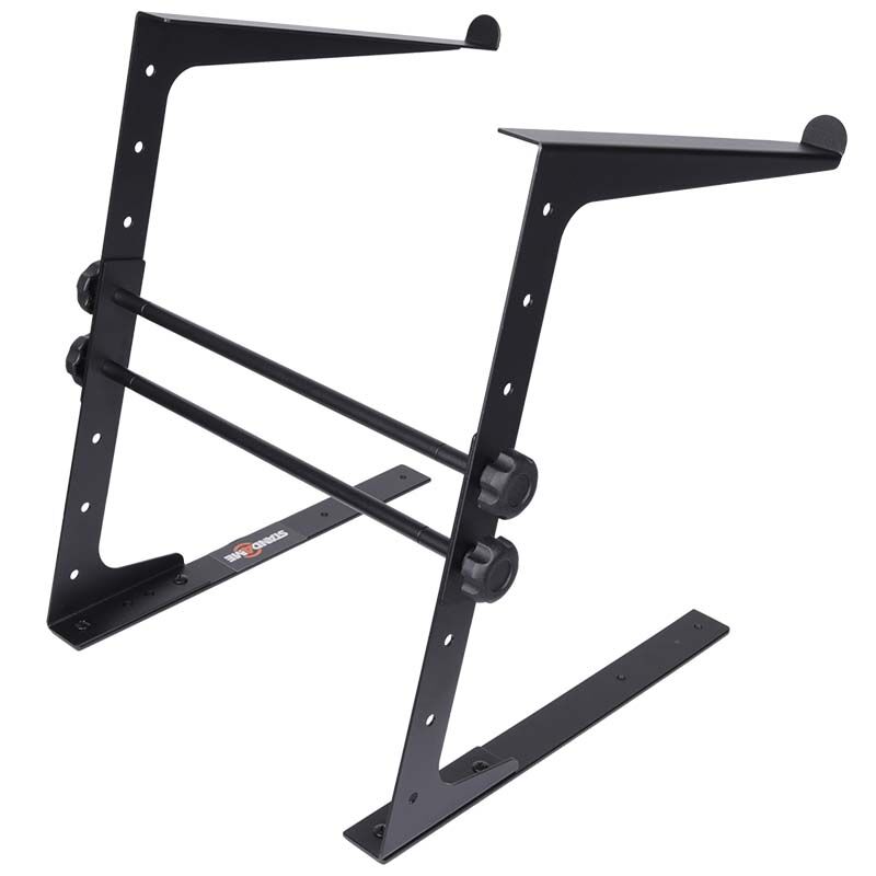 Supporto per laptop con staffa di montaggio – regolabile per 12–17", Nero