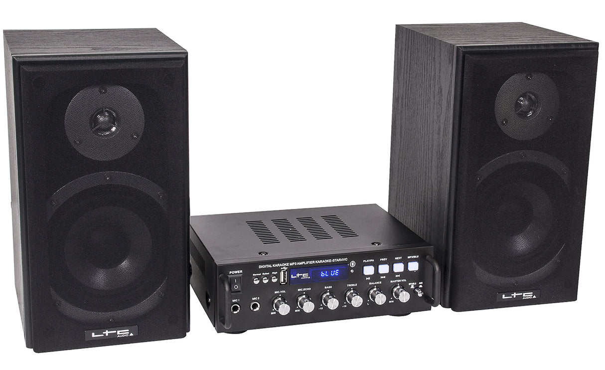 Karaoke system with Bluetooth and Echo (2x 75W)