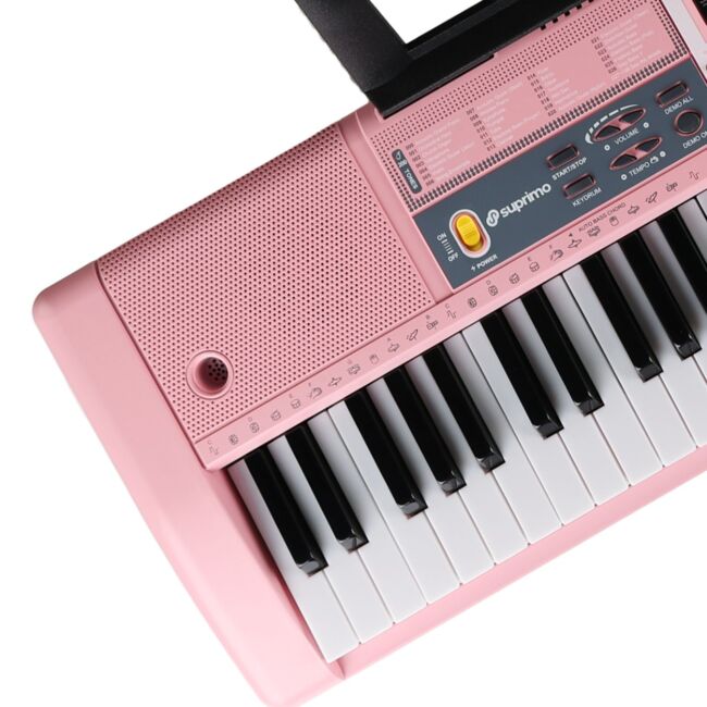 Suprimo Tastiere per bambini con Microfoni – Pink