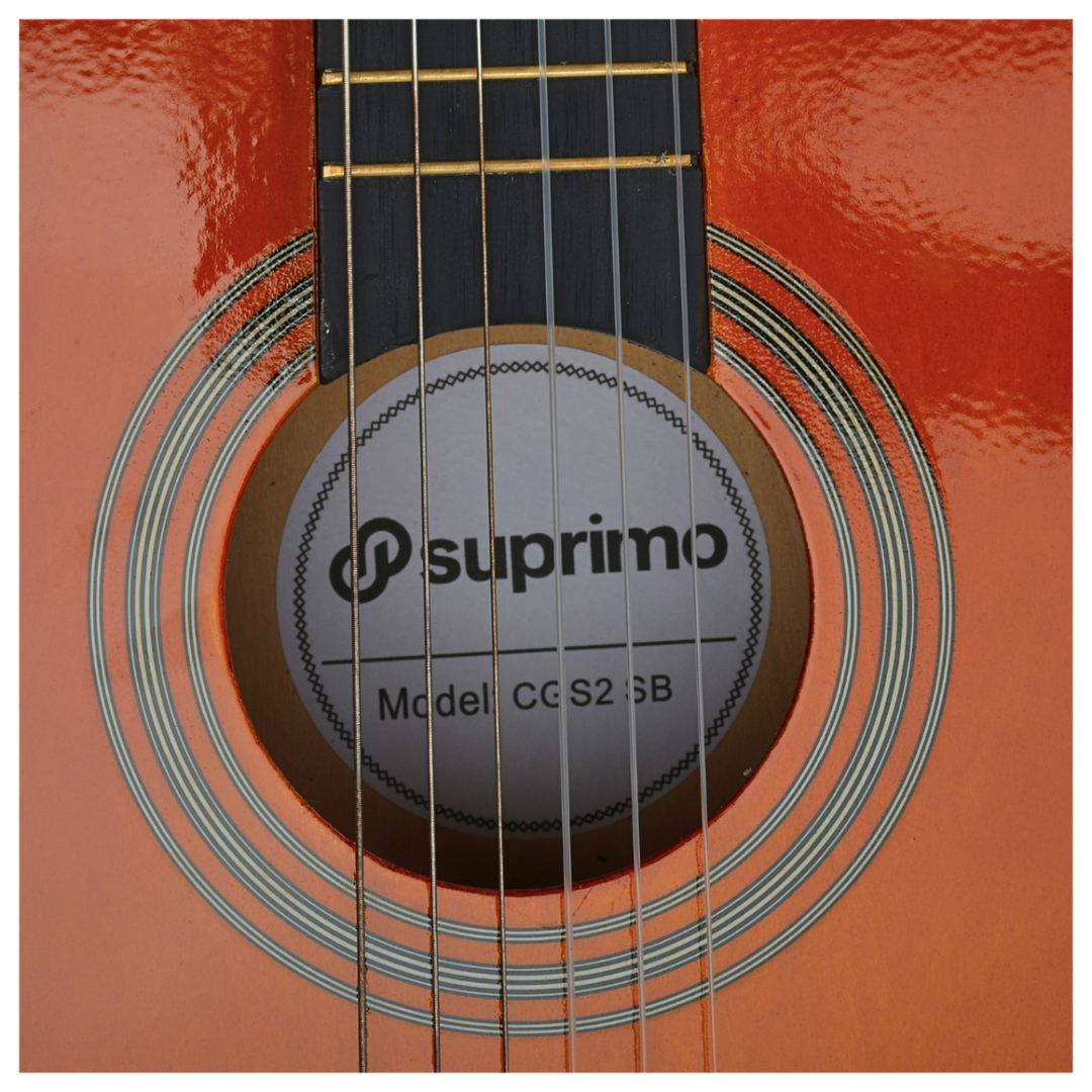 SUPRIMO CGS2 SB set di chitarra classica 4/4, sunburst