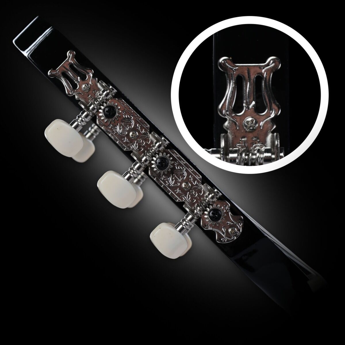 Suprimo CGS2 BK Klassisk Guitar 4/4 – Sort Begyndersæt