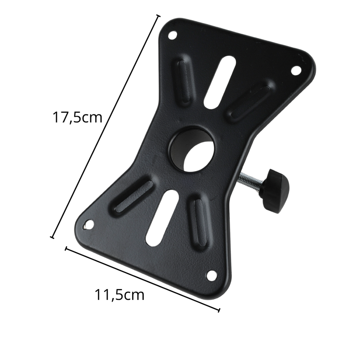 Supporto per altoparlante Tripod Nero con perno di sicurezza