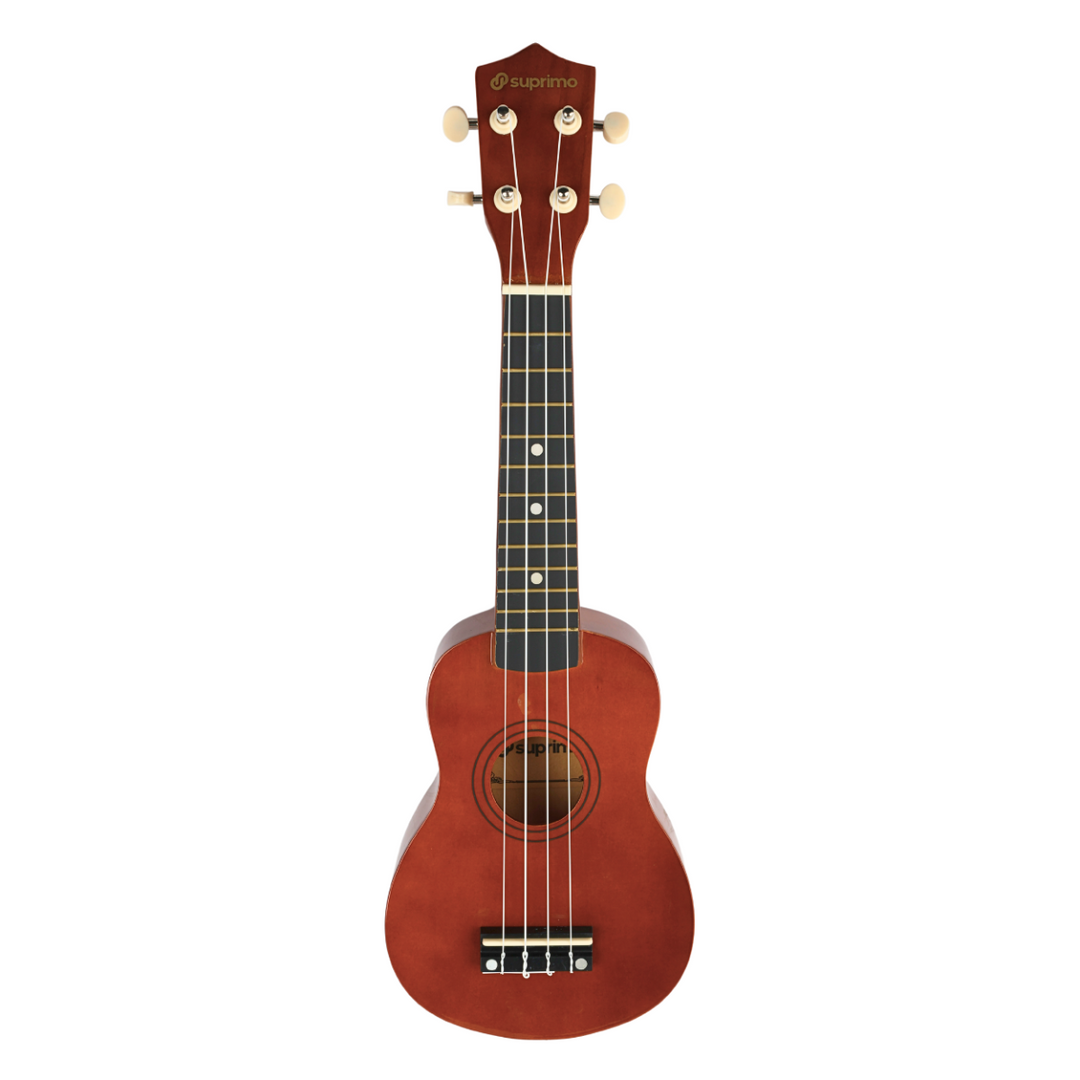 Ukulele soprano, legno scuro
