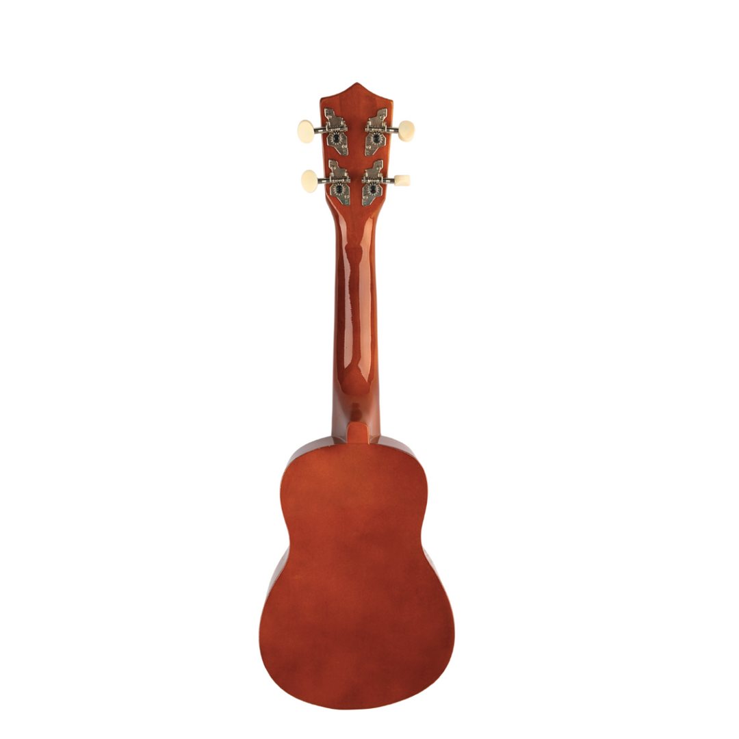 Ukulele soprano, legno scuro