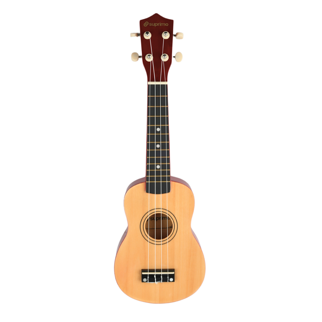 Ukulele soprano; legno naturale