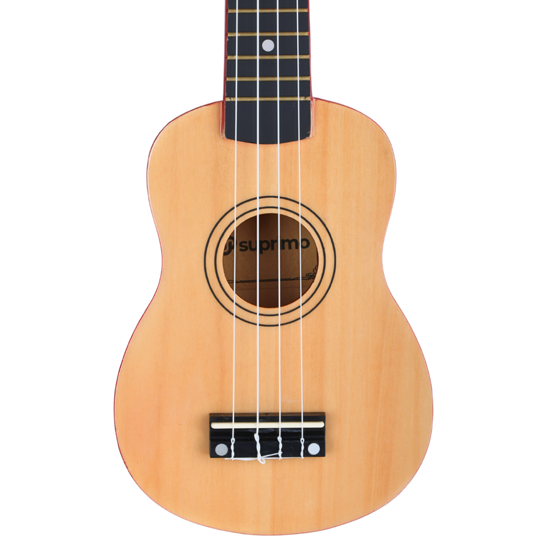 Ukulele soprano; legno naturale