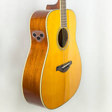 Yamaha FG-TA TransAcoustic Vintage Folk Western Guitar