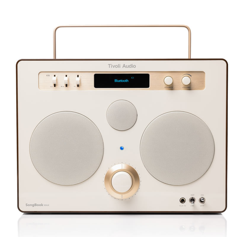 Tivoli Audio Song Book MAX Bluetooth Altoparlante (Crema/Marrone)