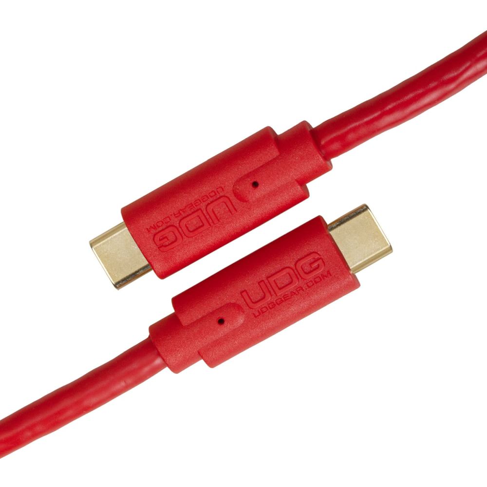 UDG Ultimate Cavo USB 3.2 C-C Rosso Dritto 1,5m