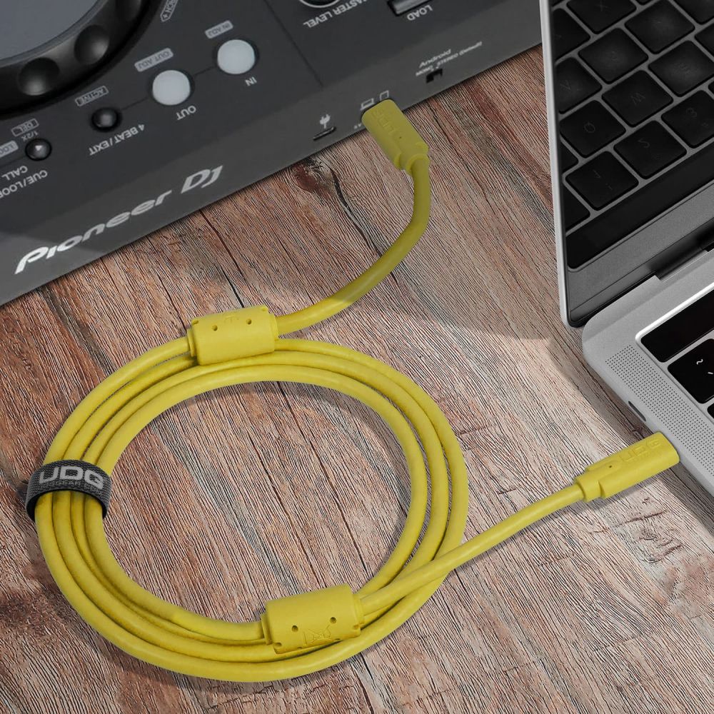 UDG Ultimate Cavo USB 3.2 C-C Giallo Dritto 1,5m
