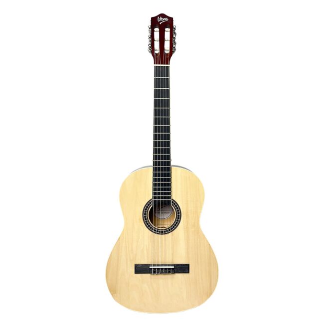 V-Tone CG TWO NT Chitarre classica 4/4 Set di partenza in finitura naturale con custodia e accessori
