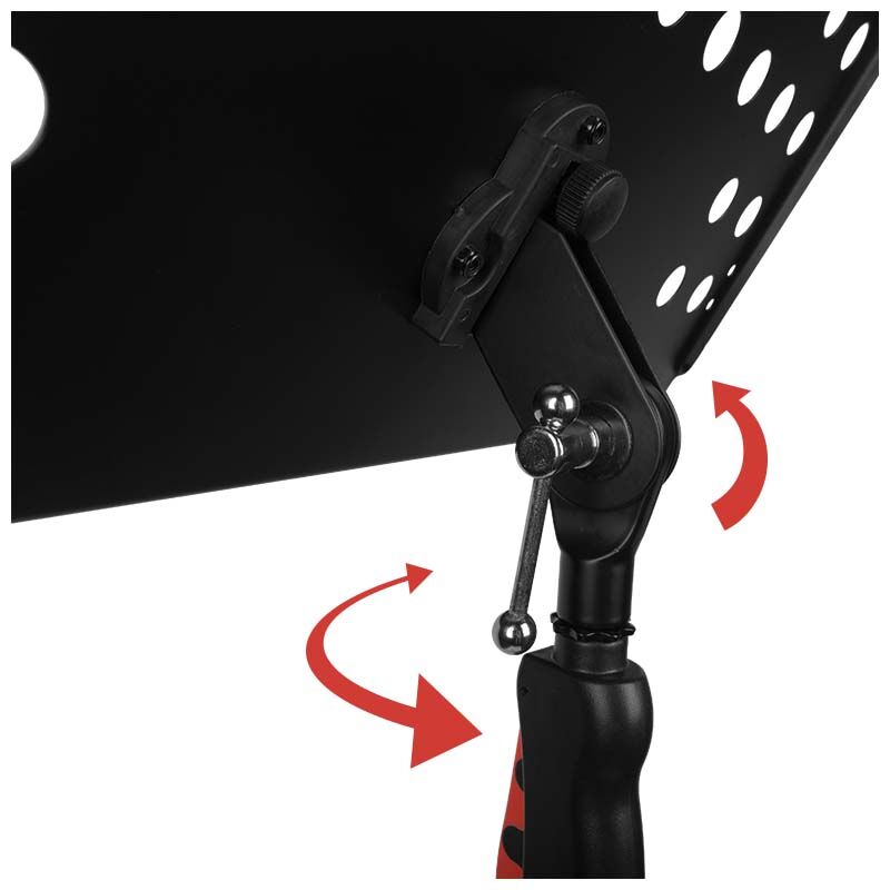 Supporto per spartiti, regolabile e con funzione Self-Locking