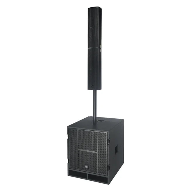 Impianto Karaoke con 2 Microfoni (Nero)