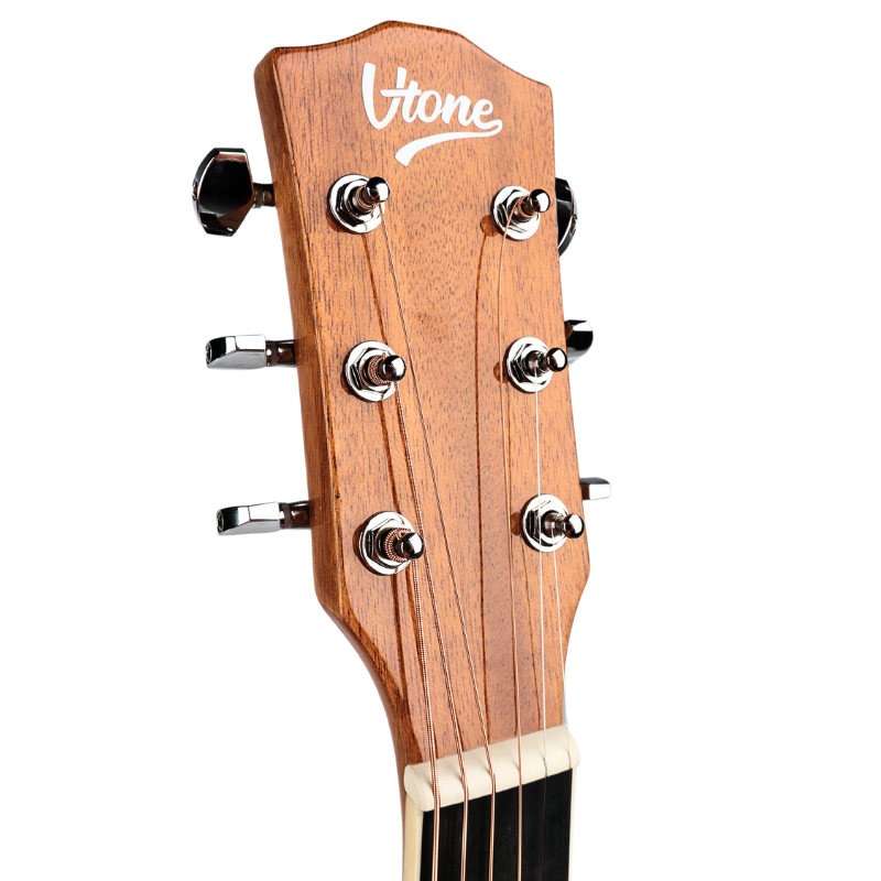 V-TONE VEAG1 CE NT Elektroakustisk Guitar 4/4 Dreadnought Cutaway – Natur