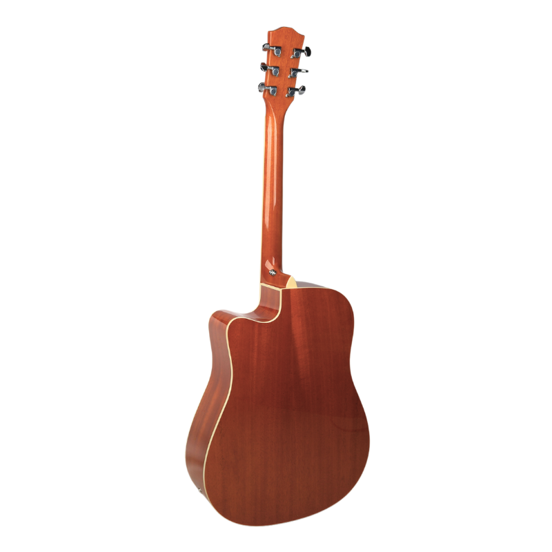 V-TONE VEAG1 CE NT Elektroakustisk Guitar 4/4 Dreadnought Cutaway – Natur