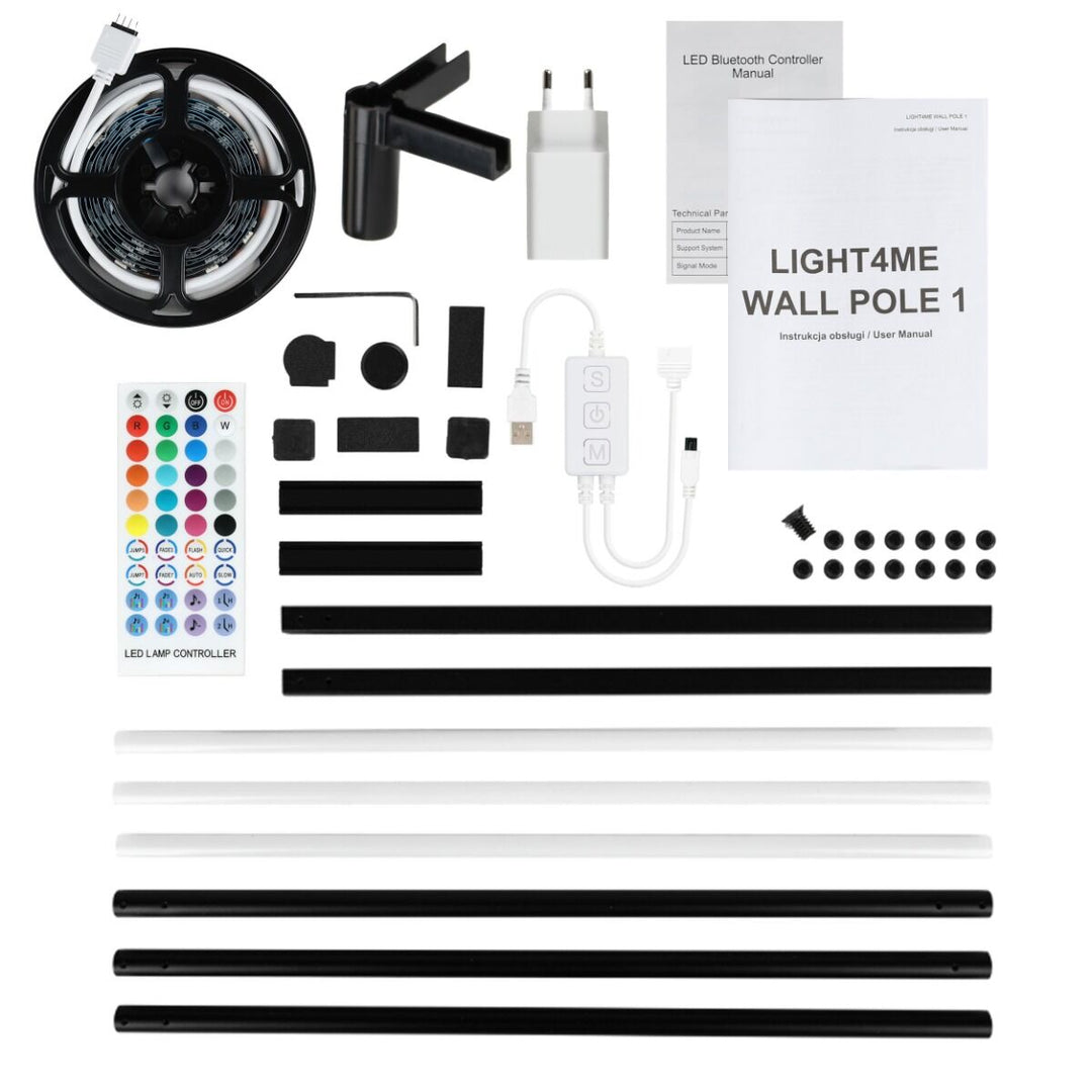 LIGHT4ME Lampada da pavimento angolare a stelo 1