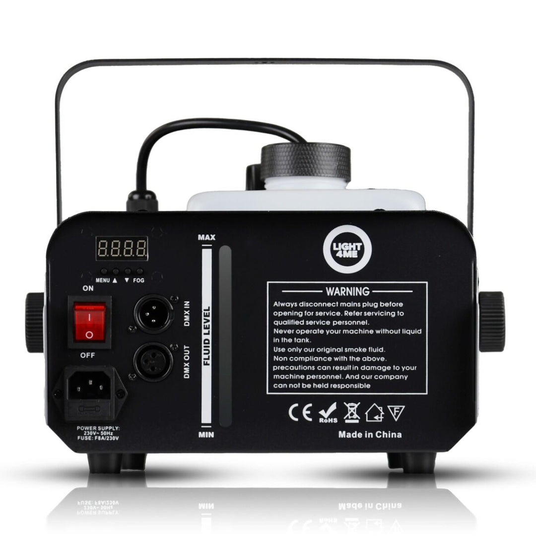 Light4Me Fog 1200 LED Macchina del Fumo 1200W con RGB LED & DMX